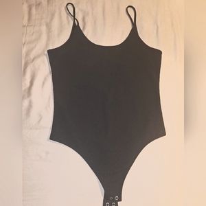 Women's Express black Spaghetti strap bodysuit sz M